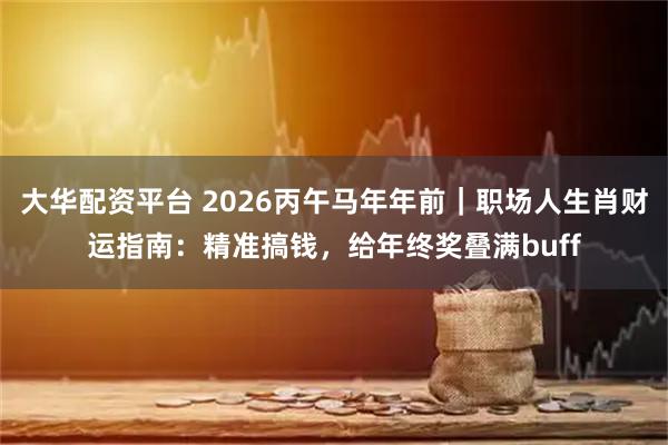大华配资平台 2026丙午马年年前｜职场人生肖财运指南：精准搞钱，给年终奖叠满buff